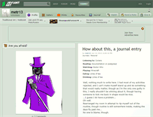 Tablet Screenshot of metr13.deviantart.com