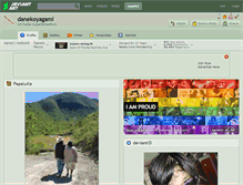 Tablet Screenshot of danekoyagami.deviantart.com