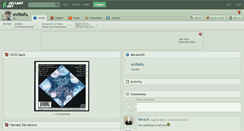 Desktop Screenshot of eviltofu.deviantart.com