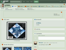 Tablet Screenshot of eviltofu.deviantart.com