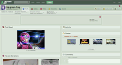 Desktop Screenshot of big-green-frog.deviantart.com