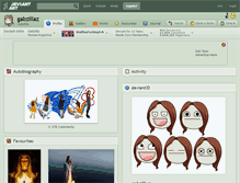 Tablet Screenshot of gabzillaz.deviantart.com