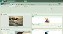 Desktop Screenshot of equidedesigns.deviantart.com