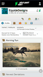 Mobile Screenshot of equidedesigns.deviantart.com