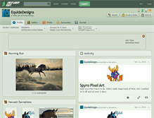 Tablet Screenshot of equidedesigns.deviantart.com