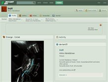Tablet Screenshot of insn.deviantart.com