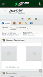 Mobile Screenshot of jazz-x-sw.deviantart.com
