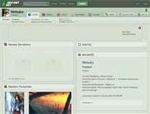 Tablet Screenshot of netsuko.deviantart.com
