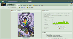 Desktop Screenshot of living-earth.deviantart.com