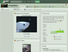 Tablet Screenshot of living-earth.deviantart.com