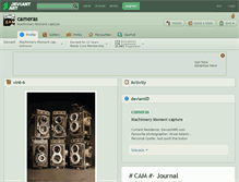 Tablet Screenshot of cameras.deviantart.com