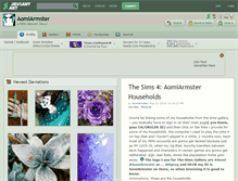 Tablet Screenshot of aomiarmster.deviantart.com