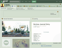 Tablet Screenshot of k1borg.deviantart.com