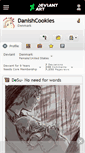 Mobile Screenshot of danishcookies.deviantart.com