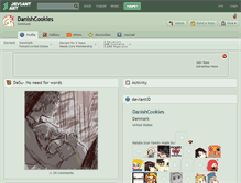 Tablet Screenshot of danishcookies.deviantart.com