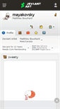 Mobile Screenshot of mayakovsky.deviantart.com