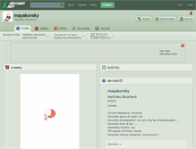 Tablet Screenshot of mayakovsky.deviantart.com