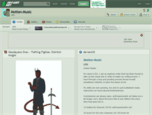 Tablet Screenshot of motion-music.deviantart.com