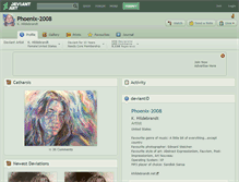 Tablet Screenshot of phoenix-2008.deviantart.com