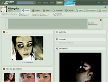 Tablet Screenshot of aftengdur.deviantart.com