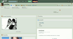 Desktop Screenshot of love-pea.deviantart.com