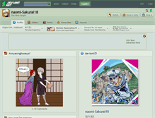 Tablet Screenshot of naomi-sakurai18.deviantart.com