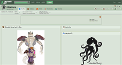 Desktop Screenshot of ihidehere.deviantart.com
