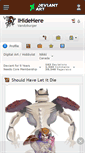 Mobile Screenshot of ihidehere.deviantart.com