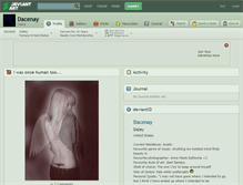 Tablet Screenshot of dacenay.deviantart.com