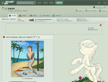 Tablet Screenshot of icaron.deviantart.com
