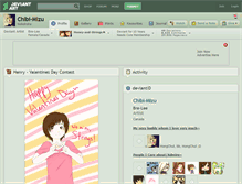 Tablet Screenshot of chibi-mizu.deviantart.com
