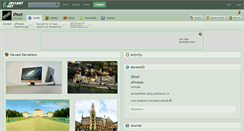 Desktop Screenshot of ipeet.deviantart.com