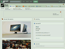 Tablet Screenshot of ipeet.deviantart.com