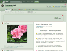 Tablet Screenshot of esmeralda-stock.deviantart.com