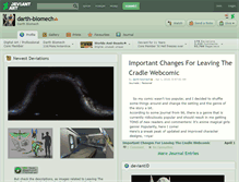 Tablet Screenshot of darth-biomech.deviantart.com