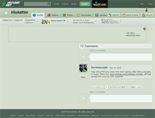 Tablet Screenshot of misskatt66.deviantart.com