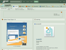 Tablet Screenshot of icube001.deviantart.com