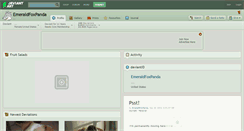Desktop Screenshot of emeraldfoxpanda.deviantart.com