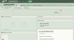 Desktop Screenshot of image-exchange.deviantart.com