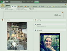 Tablet Screenshot of clairev.deviantart.com