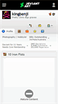 Mobile Screenshot of kingbenji.deviantart.com