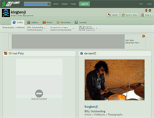 Tablet Screenshot of kingbenji.deviantart.com