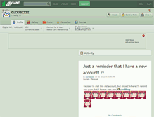 Tablet Screenshot of duckiezzzz.deviantart.com