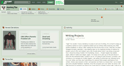 Desktop Screenshot of monkeytoe.deviantart.com