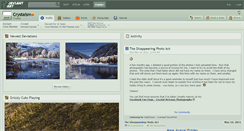 Desktop Screenshot of crystalsm.deviantart.com