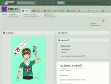 Tablet Screenshot of kagelexi.deviantart.com