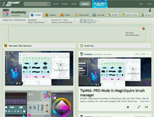 Tablet Screenshot of anastasiy.deviantart.com
