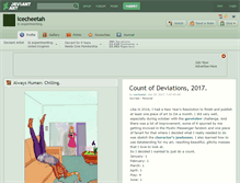 Tablet Screenshot of icecheetah.deviantart.com