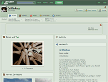 Tablet Screenshot of griffinross.deviantart.com