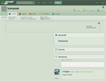 Tablet Screenshot of bunnysoar.deviantart.com